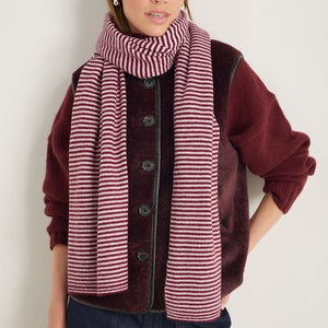 Celina Scarf - Deep Fig/Blossom Pink
