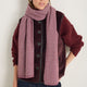Celina Scarf - Deep Fig/Blossom Pink