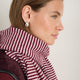 Celina Scarf - Deep Fig/Blossom Pink