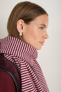 Celina Scarf - Deep Fig/Blossom Pink