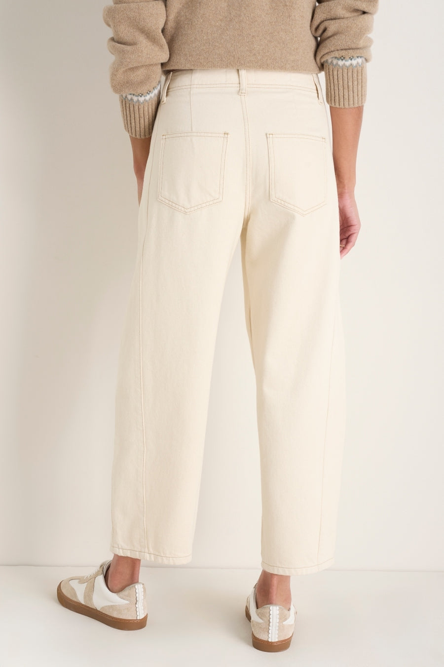 Charlie Horseshoe Jean - Ecru