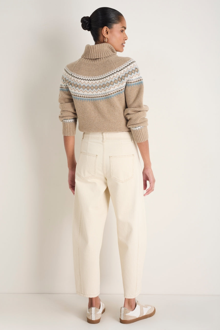 Charlie Horseshoe Jean - Ecru