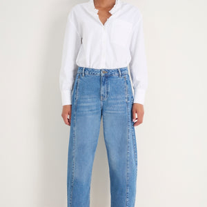 Charlie Horseshoe Jean - Mid Wash