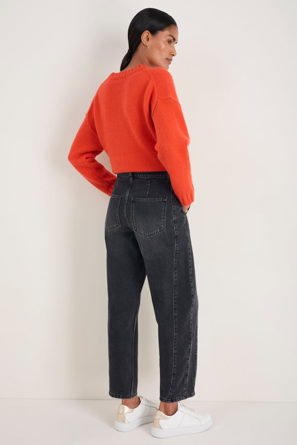 Charlie Horseshoe Jean - Washed Black