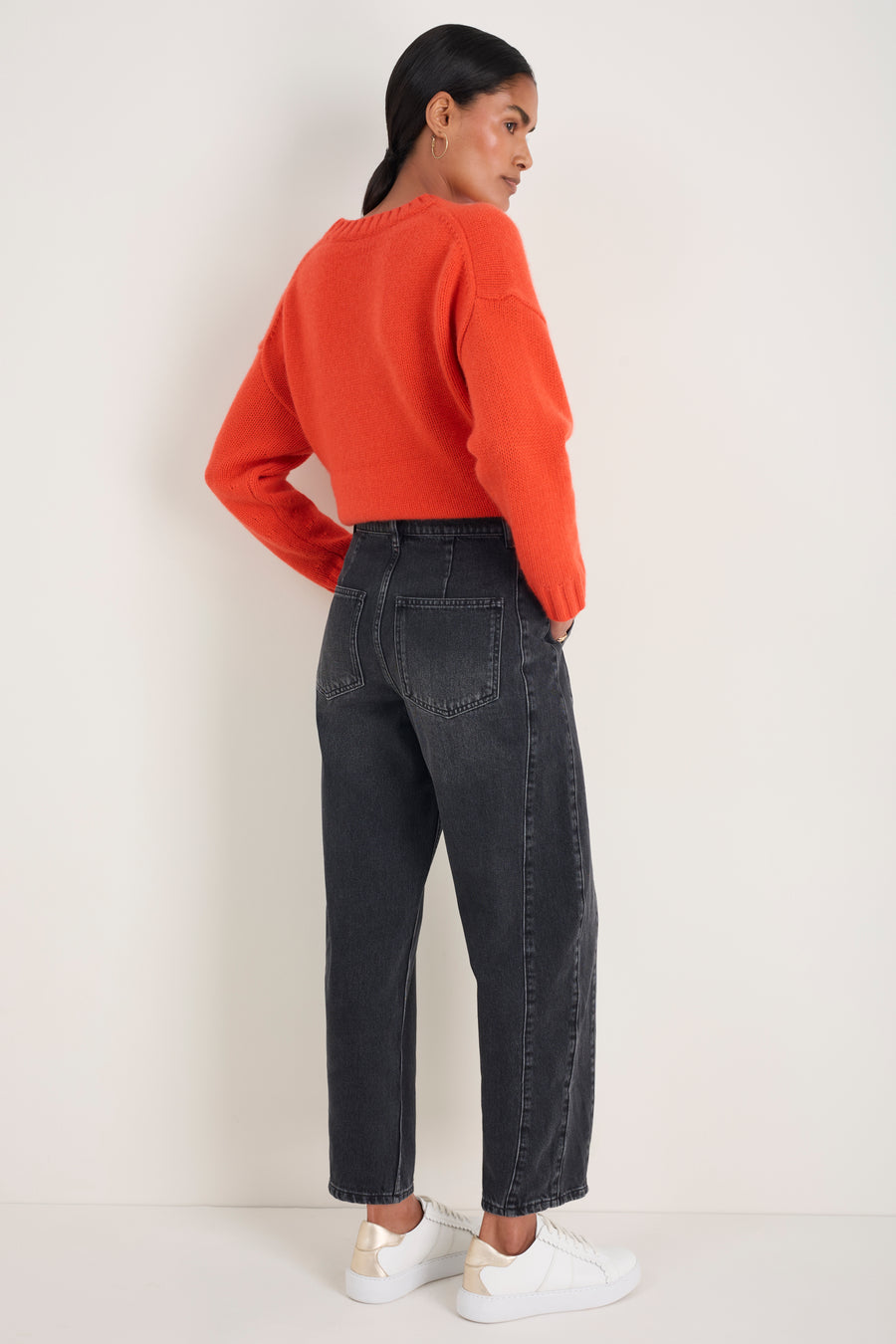 Charlie Horseshoe Jean - Washed Black