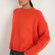 Liana Chunky Crew Neck Jumper - Paprika Orange