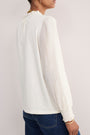 Charlise Long Sleeve Top - Ivory