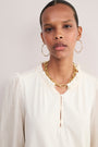 Charlise Long Sleeve Top - Ivory