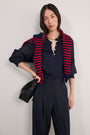 Charlise Long Sleeve Top - Midnight