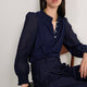 Charlise Long Sleeve Top - Midnight