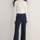 Charlotte Wide Tailored Jean - Rinse Wash
