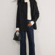Charlotte Wide Tailored Jean - Rinse Wash