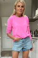 Chrissie Cashmere Jumper - Light Neon Pink