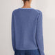 Chrissie Cashmere Jumper - Midnight/Chambray Blue Micro Stripe