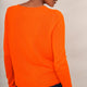 Chrissie Cashmere Jumper - Neon Orange