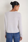 Chrissie Cashmere Jumper - Silver Shimmer