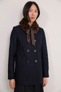 Leah Faux Fur Collar - Leopard