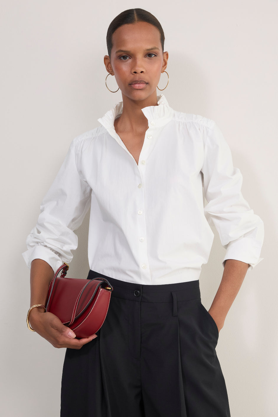 Clemmy Classic Shirt - White