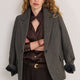 Clemmy Silk Satin Blouse - Cocoa