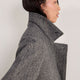 Isla Double Breasted Coat - Check