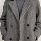 Isla Double Breasted Coat - Check