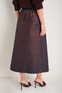 Coral Metallic Skirt - Midnight/Copper