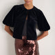 Coral Top - Black Velvet