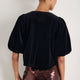 Coral Top - Black Velvet