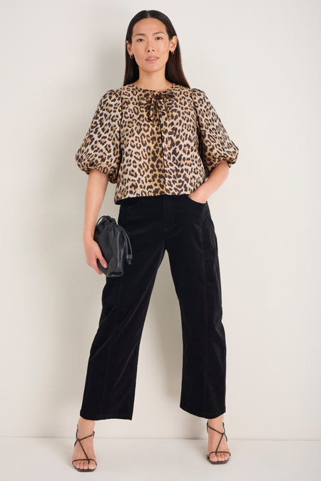 Coral Top - Leopard