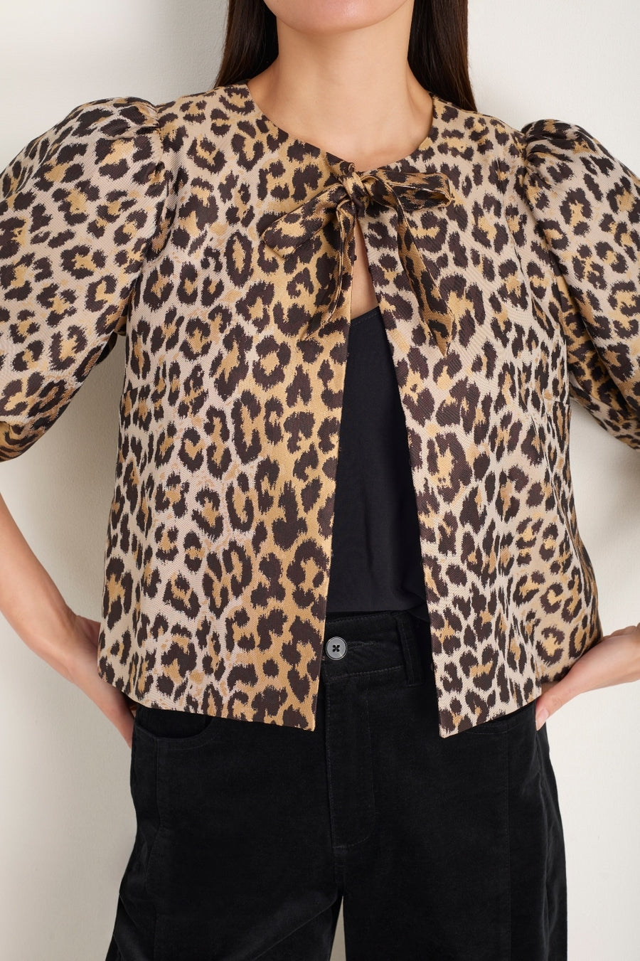 Coral Top - Leopard