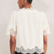 Cosette Lace Trim Blouse - Ivory
