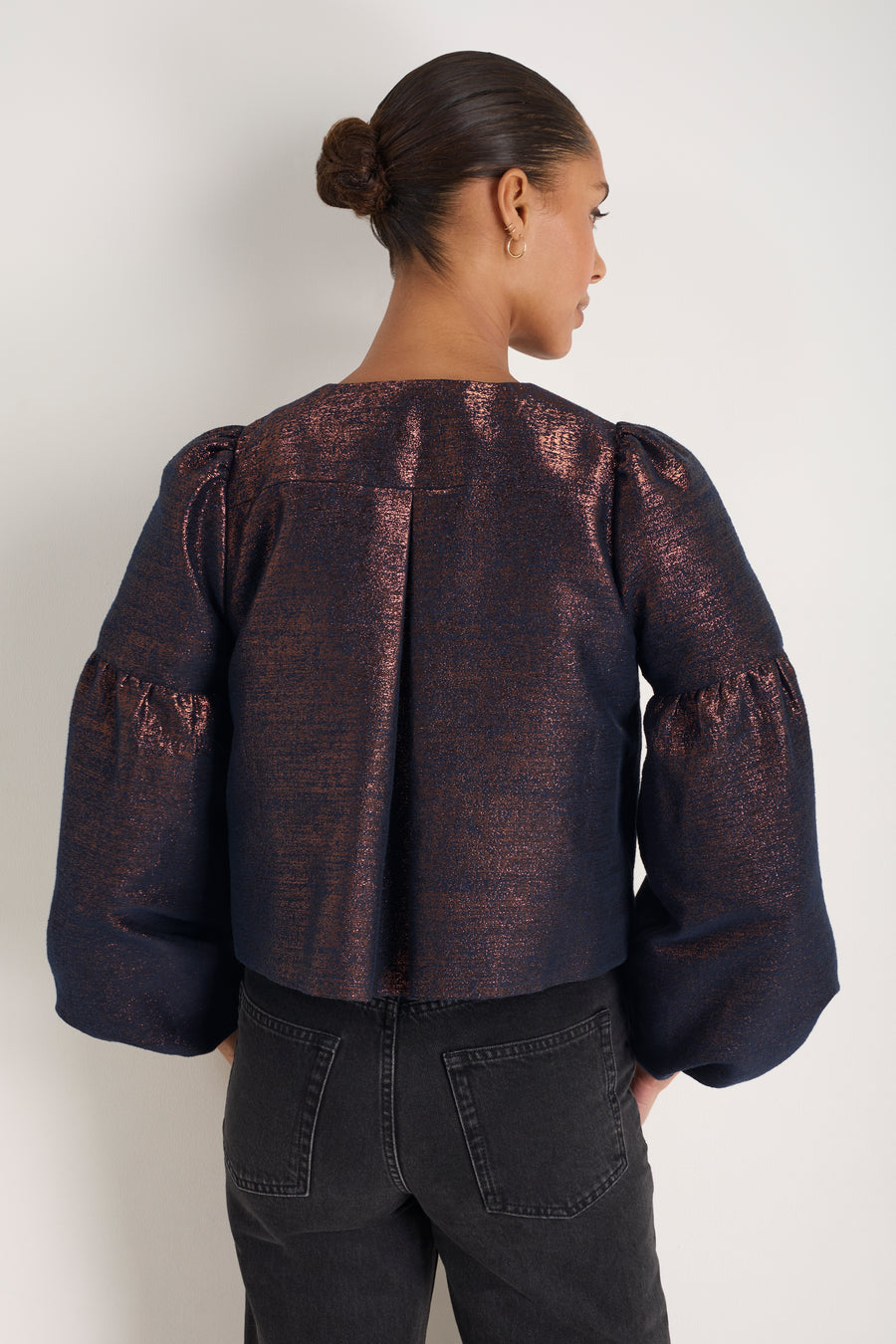 Cosima Jacket - Midnight/Copper Metallic