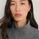 Luna Curved Hem Jumper - Grey Melange