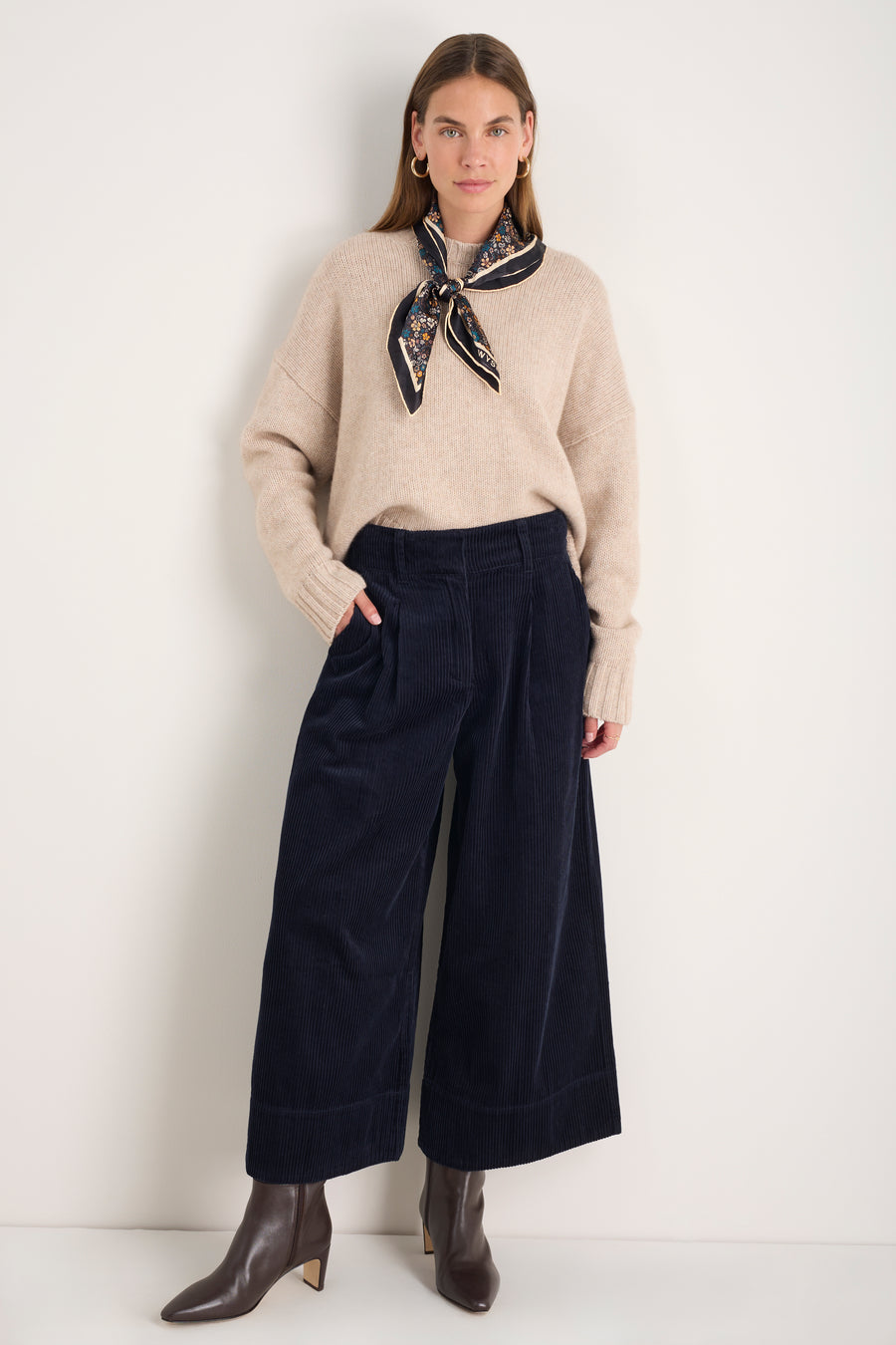 DB X Wyse Cord Culotte - Midnight