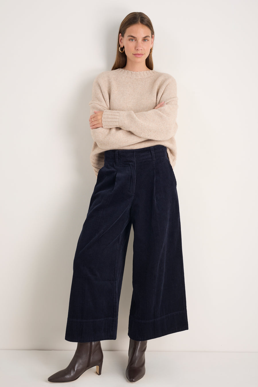 DB X Wyse Cord Culotte - Midnight