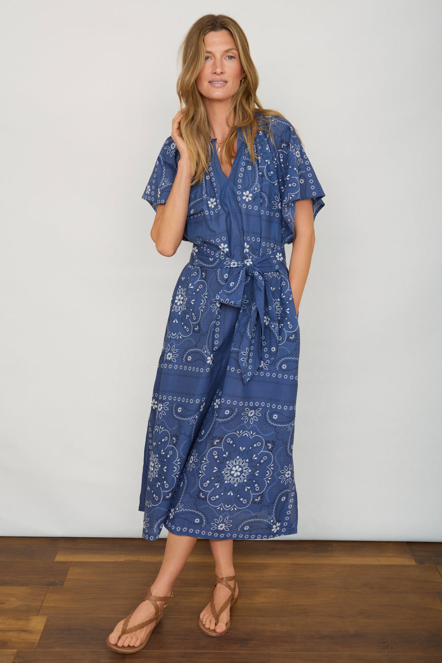 Womens Dresses Bandana Maxi Dress Bandana Print Dress La Garonne Womens Dresses Bandana Maxi Dress Bandana Print Dress La Garonne