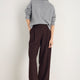 DB x WYSE Wool Blend Pleated Trouser - Cocoa