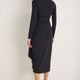 DB x WYSE Wrap Dress - Black