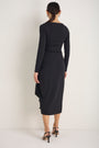 DB x WYSE Wrap Dress - Black