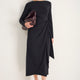 DB x WYSE Wrap Dress - Black