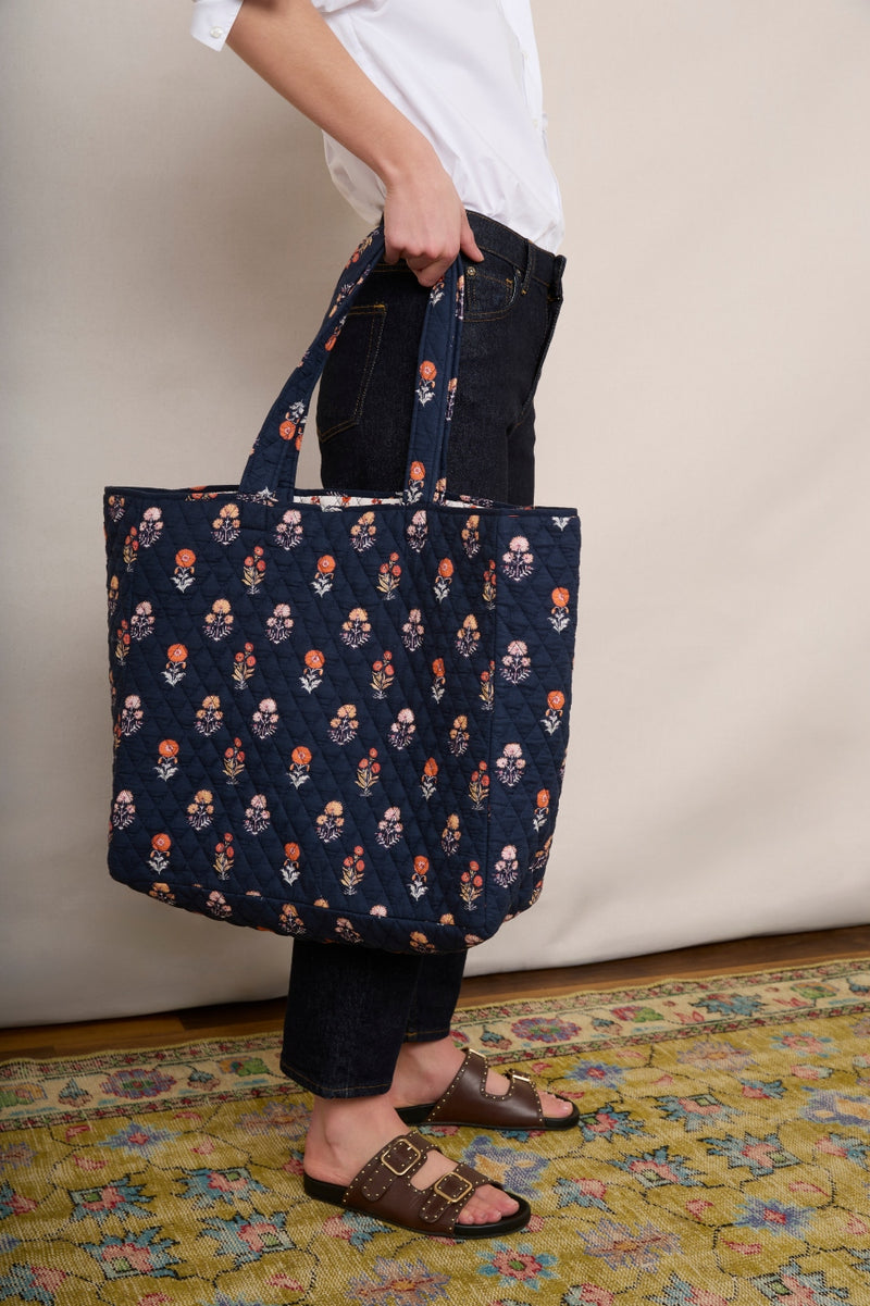 Emma Reversible Quilted Bag - Floral