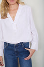 Dakota Linen Blouse - White