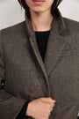 Darcy Blazer - Chocolate Herringbone