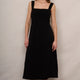 Delia Crochet Dress - Black