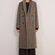 Dorothea Coat - Chocolate Check