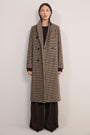 Dorothea Coat - Chocolate Check