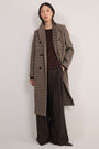 Dorothea Coat - Chocolate Check