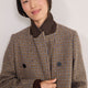 Dorothea Coat - Chocolate Check
