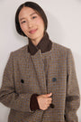 Dorothea Coat - Chocolate Check