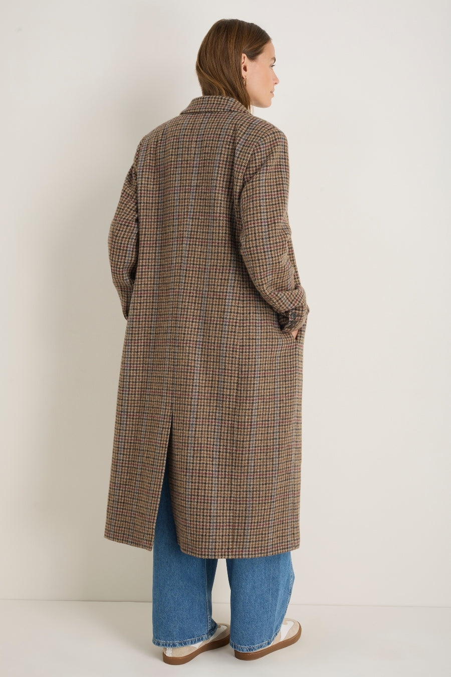 Dorothea Coat - Brown Check